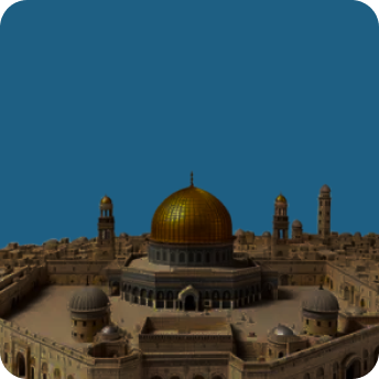 Mosque with time background for prayer time